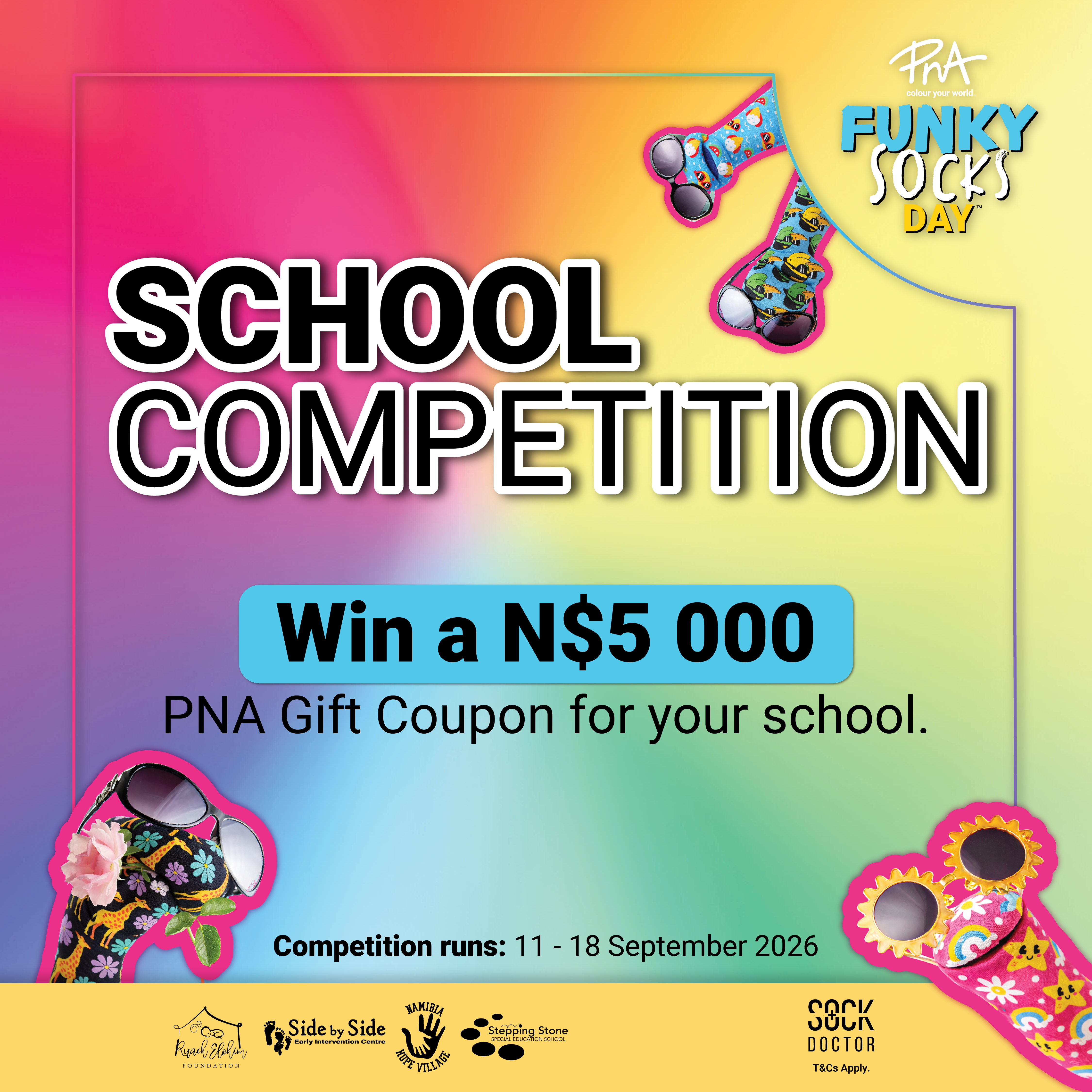 PNA Funky Socks Day School Competition
